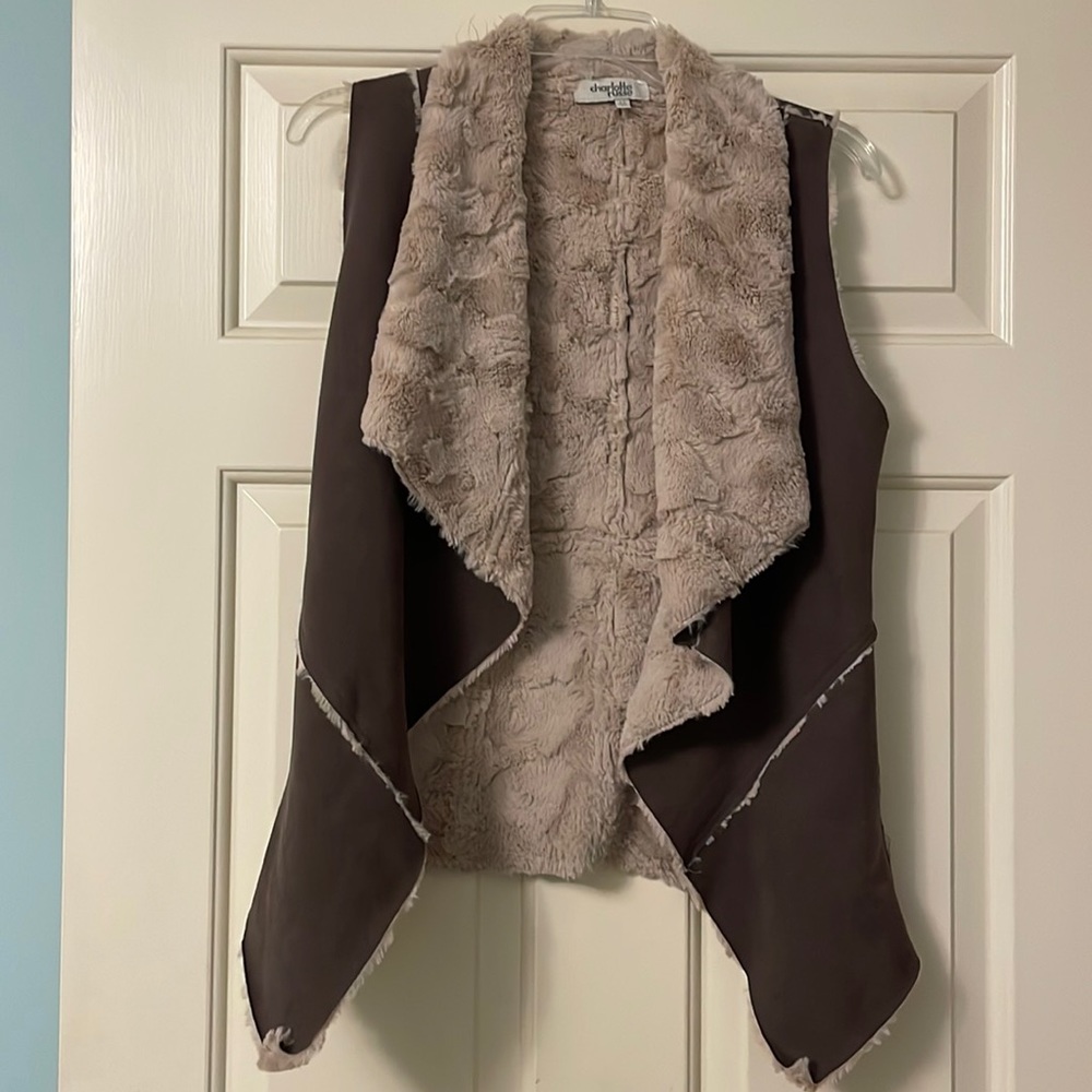 Charlotte Russe fuzzy vest